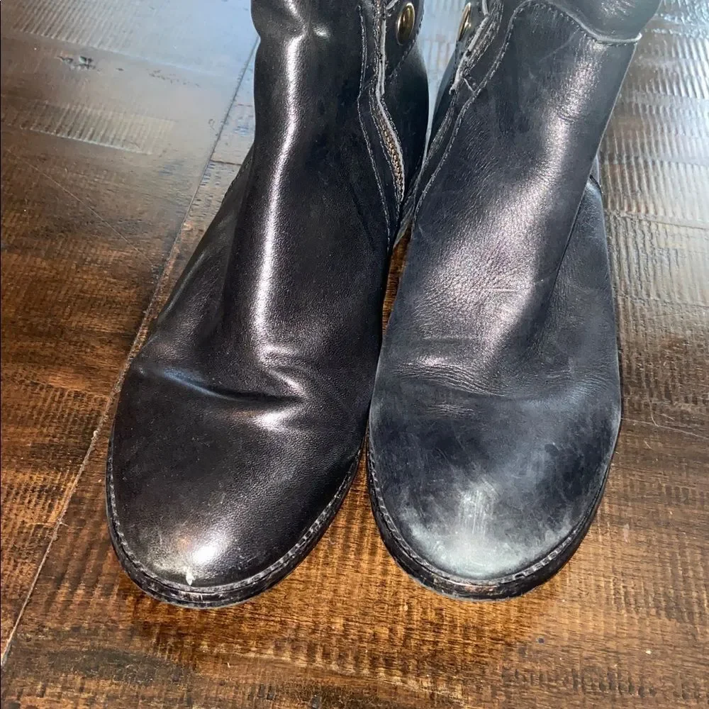 Steve Madden Ryder Knee-High Zip up Women's Boots Stretch calf Size 8.5